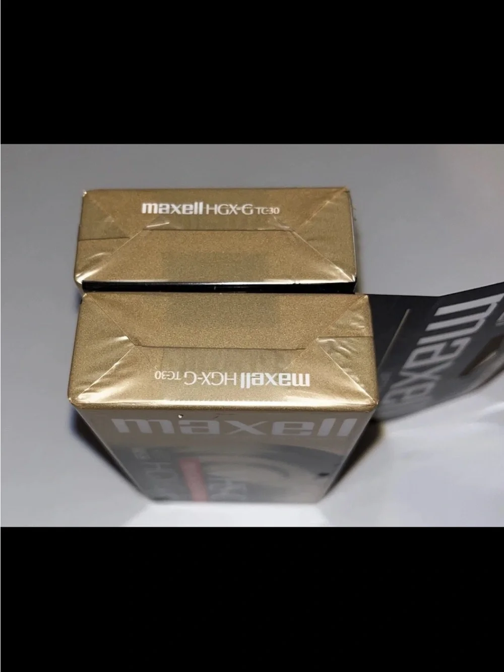 Maxell Camcorder Tapes (2) TC-30 VHS-C Premium High Grade HGX-Gold